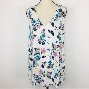 Lane Bryant floral tunic tee